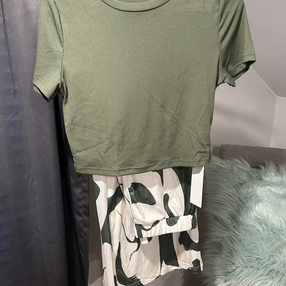 Medium Olive Green 2-Piece Set *NWT*